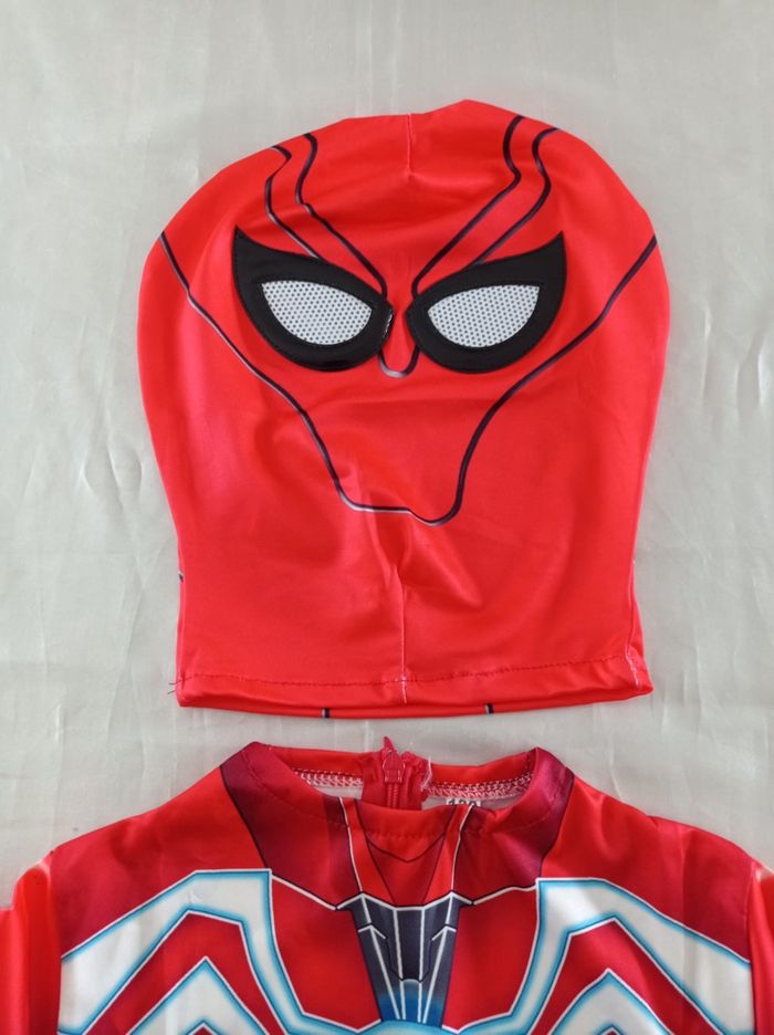 Déguisement combinaison spiderman multicolores 7-8ans - photo numéro 2