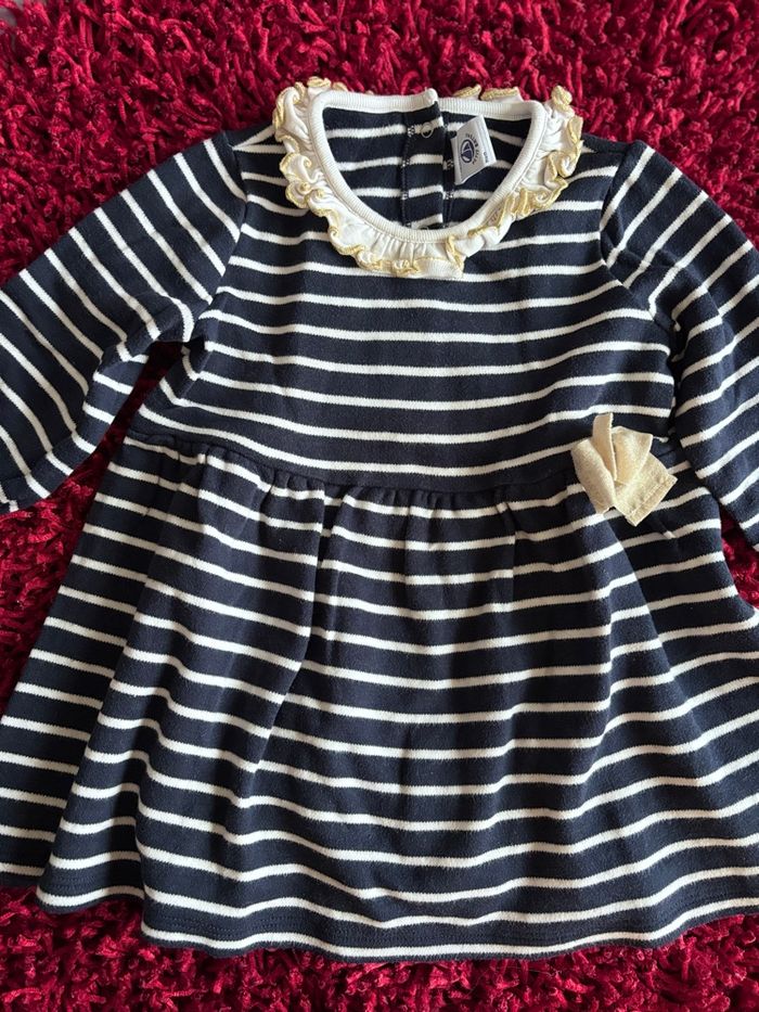 Robe marinière bébé – 18 mois - 81 cm - photo numéro 2