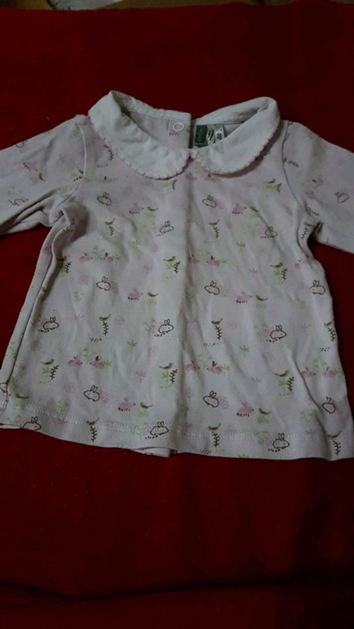 Lot 4 t-shirt 3 mois fille - photo numéro 5