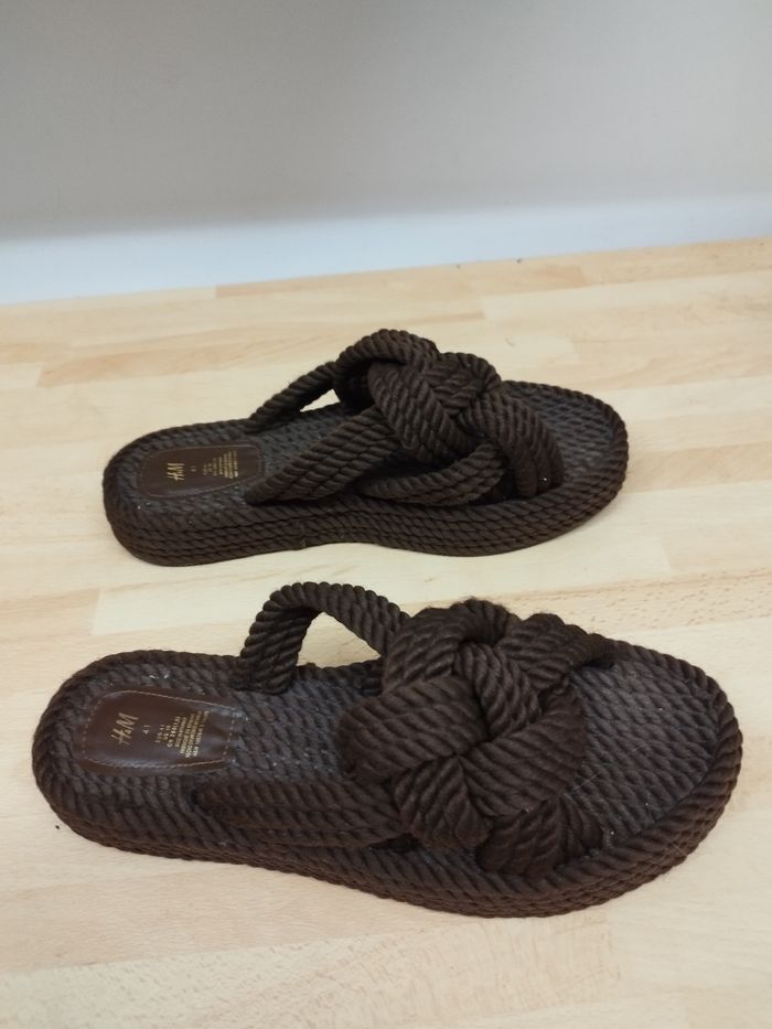 Sandales avec brides en corde de H&M - photo numéro 4