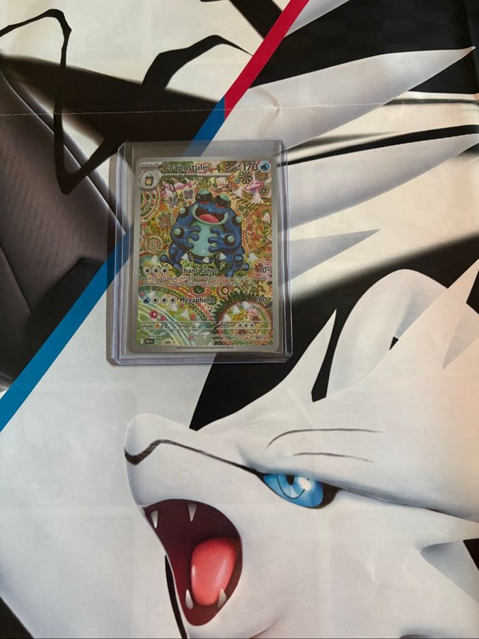 Carte Pokémon Crapustule AR 105/086 Secrète Foudre Noire EV10.5 Neuve FR - photo numéro 2