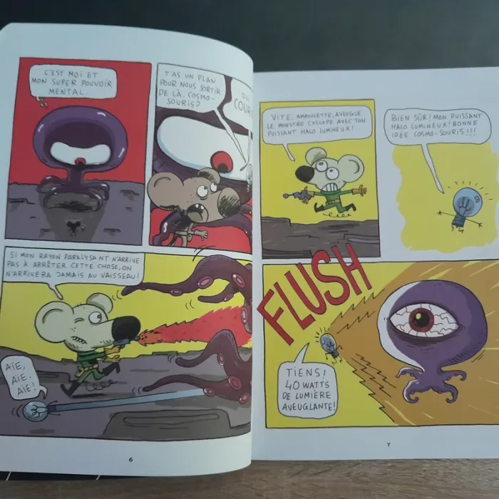 BD premières lectures 6 ans - Cosmo-souris et Ampoulette tome 1 - photo numéro 2
