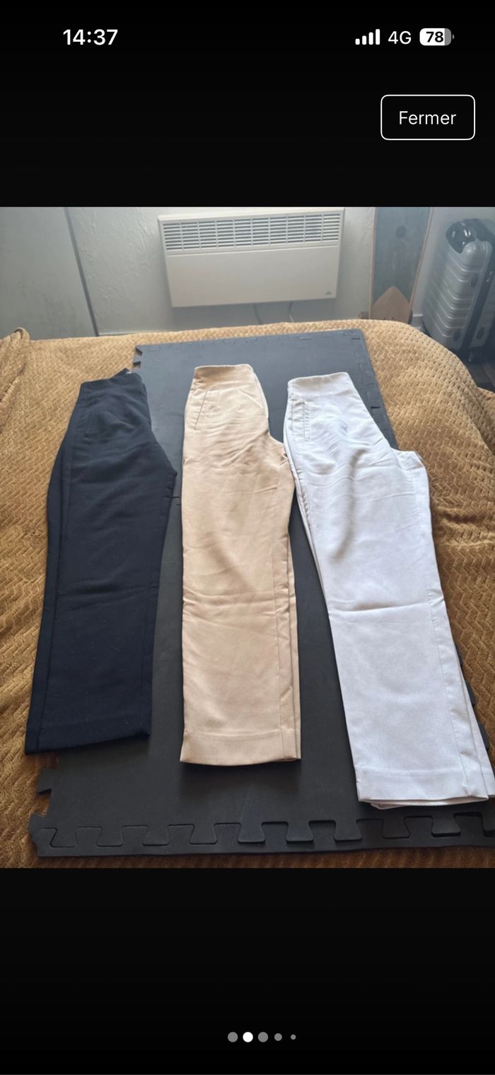 Pantalon de tailleur taille 34 - photo numéro 2