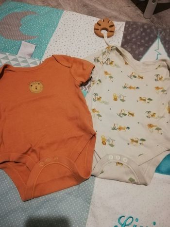 Lot 2 bodies primark manches courtes