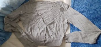Gilet fille 16 ans gris à boutons