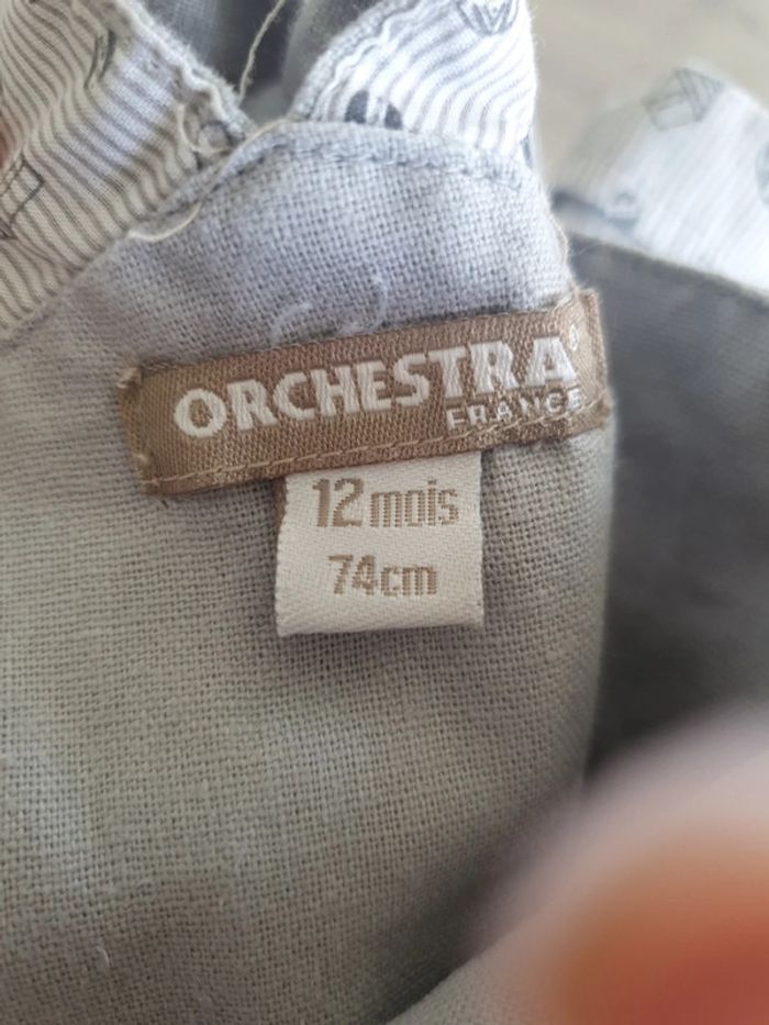 Salopette garçon orchestra 12 mois - photo numéro 4