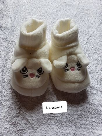 Chaussons naissance kimadi 0-3 mois