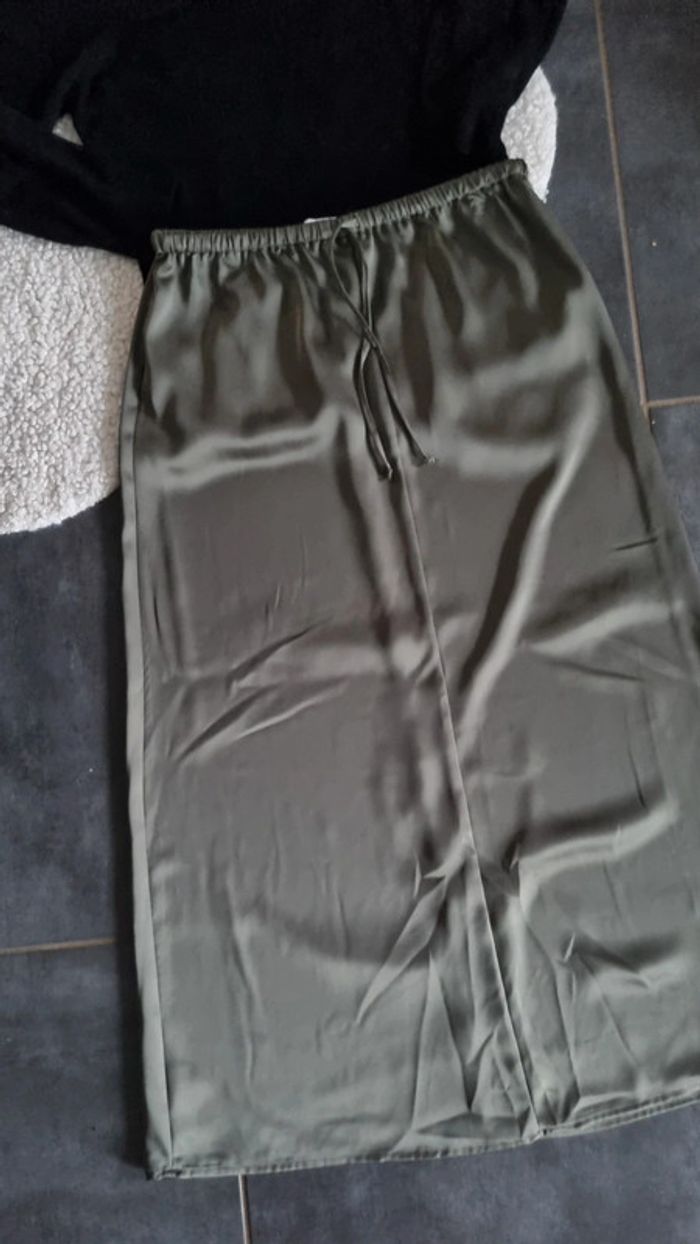 Jupe fluide neuve kaki superbe 40 L primark - photo numéro 6