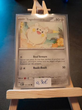 Carte Pokémon Togedemaru 151/197