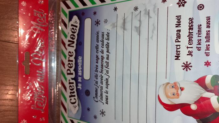Lettre au Père Noël avec son enveloppe neuve - photo numéro 4