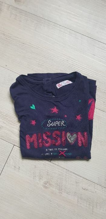 Tshirt Manche longue fille