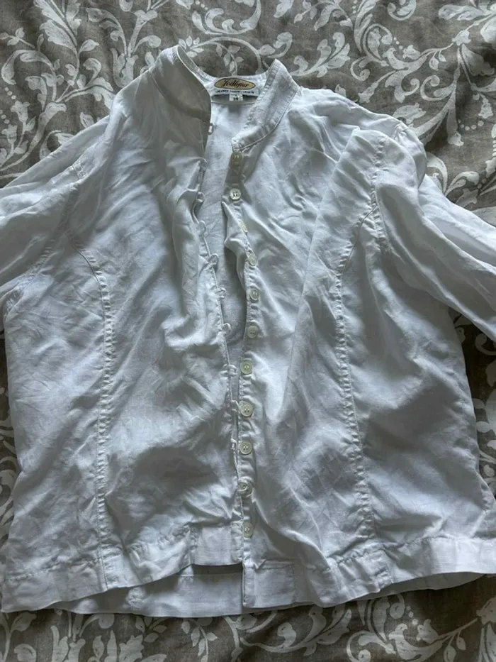 Veste blanche Fodhpur création galerie Lafayette taille 38