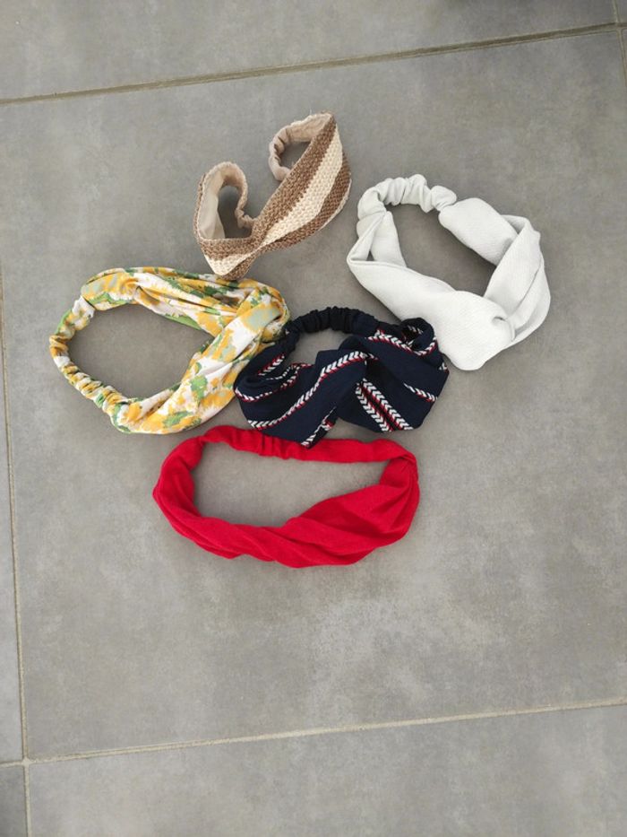 Lot de 5 headbands
