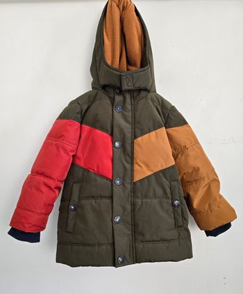 📌 Doudoune Blouson Enfant 3 Ans Color-Block DPAM