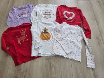 Lot tee-shirts manches longues 