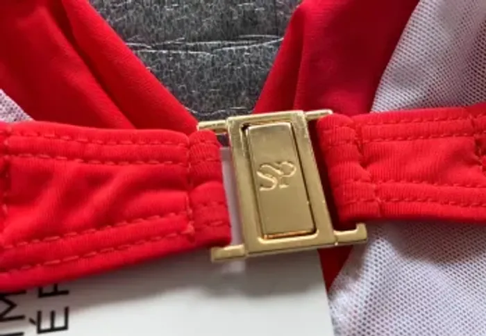 Haut maillot rouge Simone Pérèle neuf - photo numéro 7