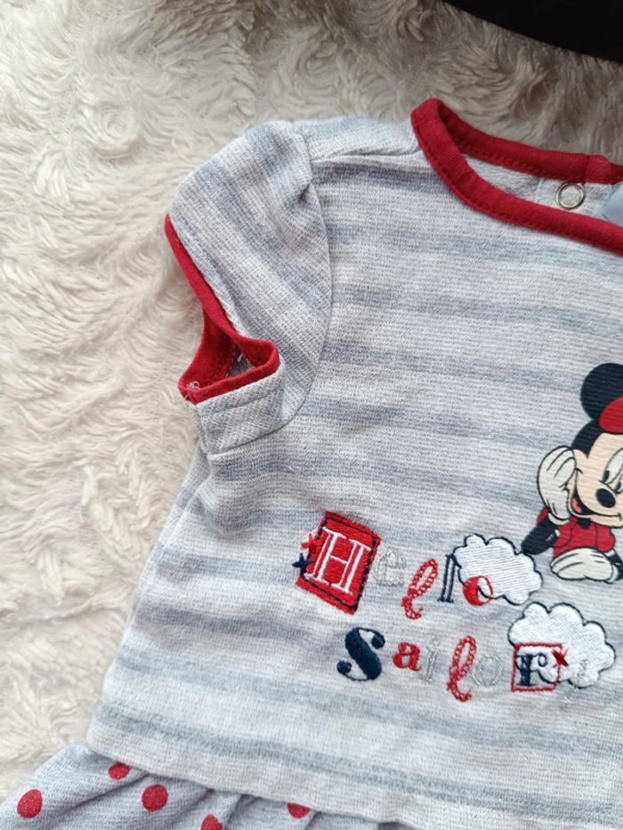 Robe manches courtes Fille 1 mois Minnie Hello Sailor Disney Baby - photo numéro 3