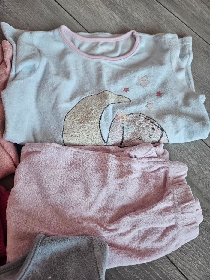 Lot trois pyjama fille 10 ans - photo numéro 3