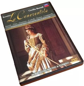 DVD La Cenerentola Cecilia Bartoli, Enzo Dara, Bruno Campanella