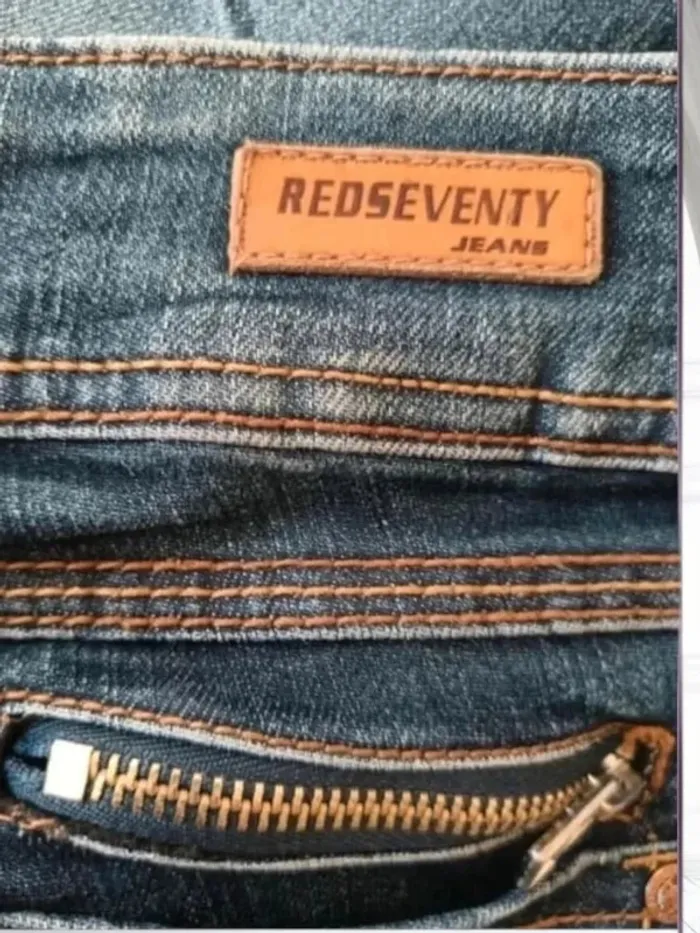 Jean vintage y2k Redseventy ,coupe flare style seventies ,taille basse ,elasthanne - photo numéro 9