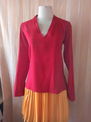 Blouses chemise col V