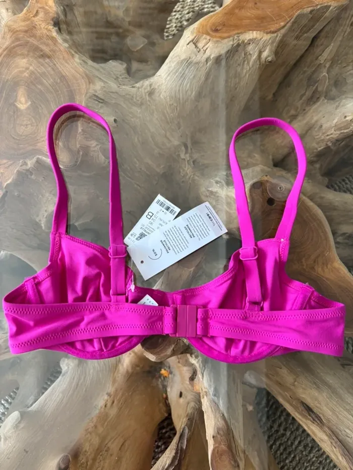 Haut de maillot de bain Etam rose fushia 90b - photo numéro 2
