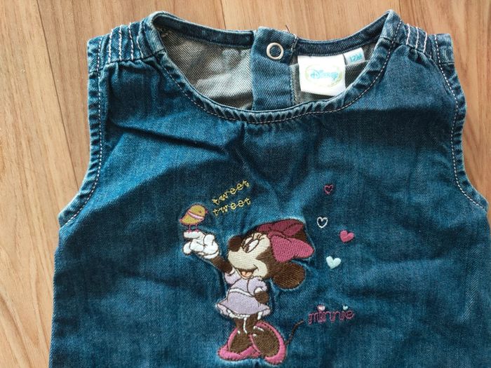 Robe jean Disney 12 mois excellent état - photo numéro 2