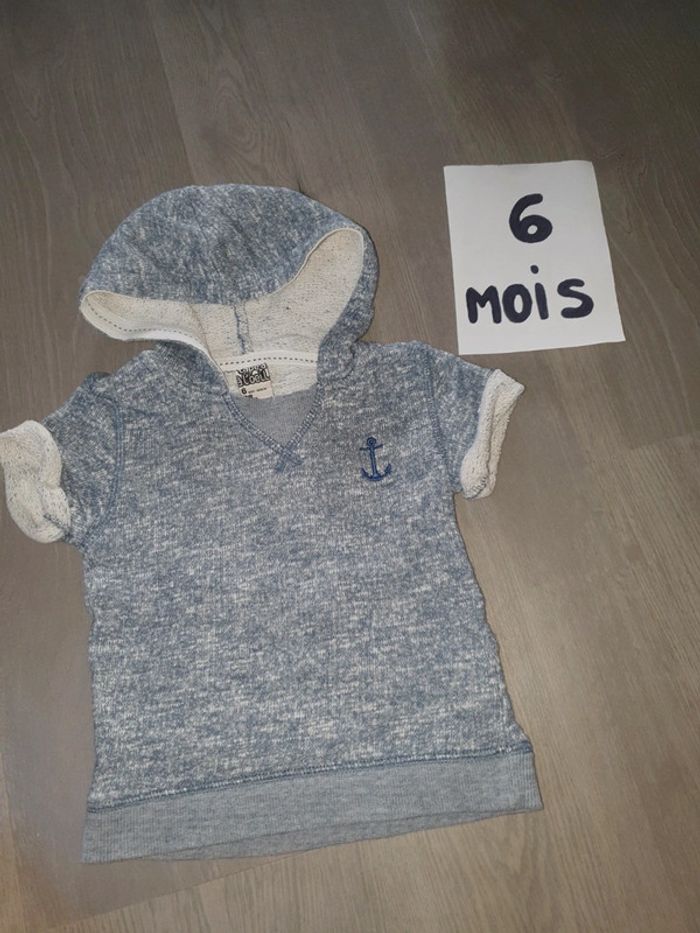 Pull à Capuche 6mois garçon