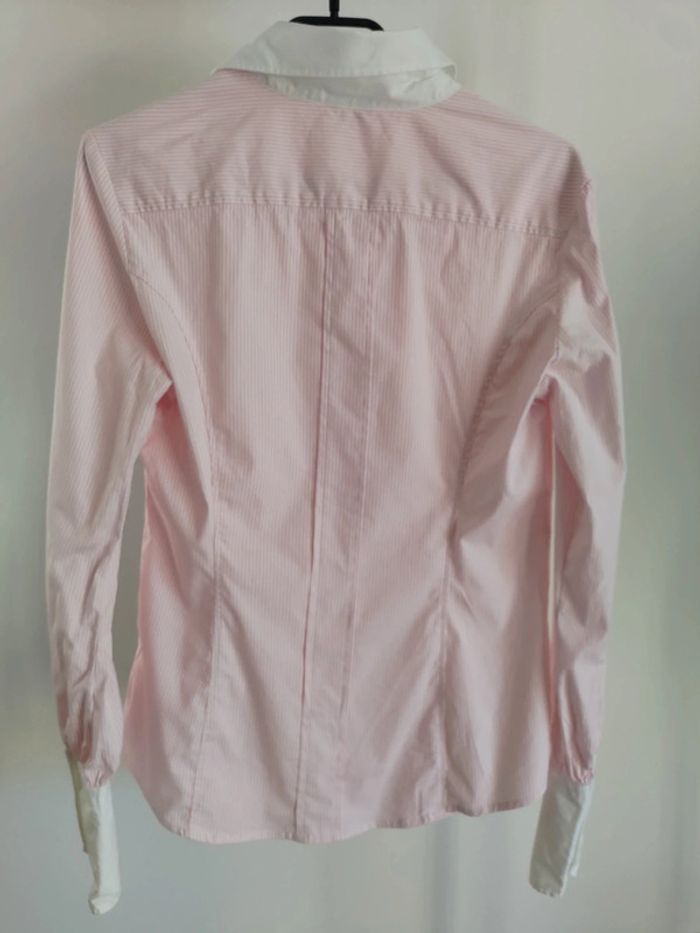 Benetton chemise rose 40 - photo numéro 4