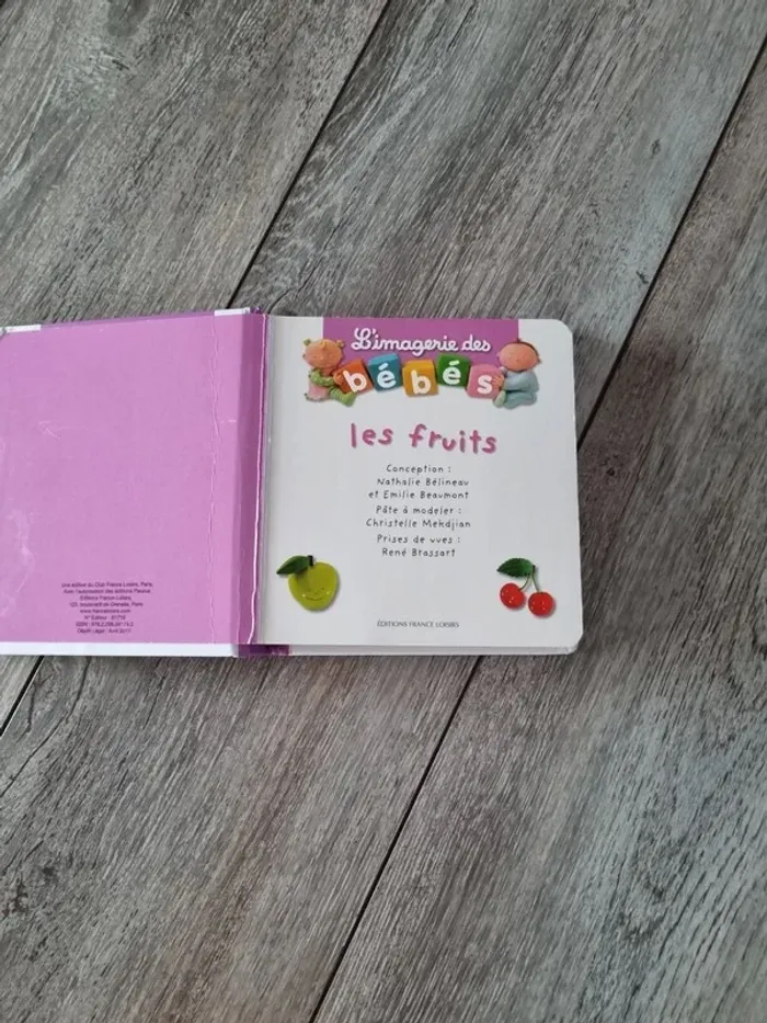 Livre L'imagerie de bébé Les Fruits - photo numéro 2
