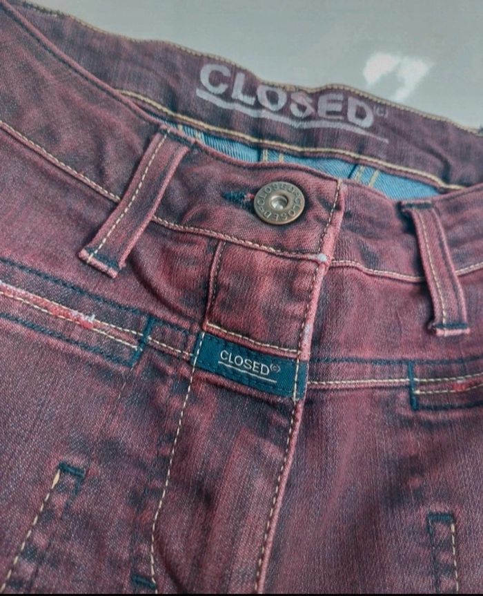 Jean jambes larges violet Closed taille 36 - photo numéro 4