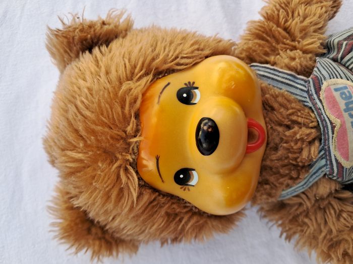 Kiki monchhichi ours en peluche 26 cm wuschel vintage ancien - photo numéro 2