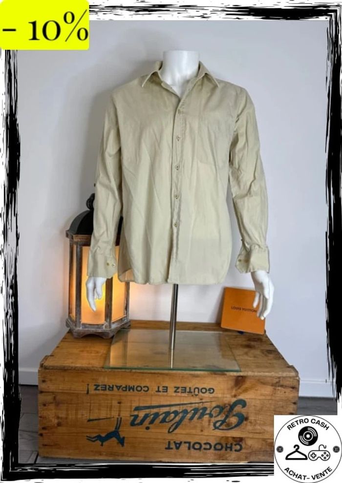 Chemise Homme Ungaro vintage beige taille 41/16 L