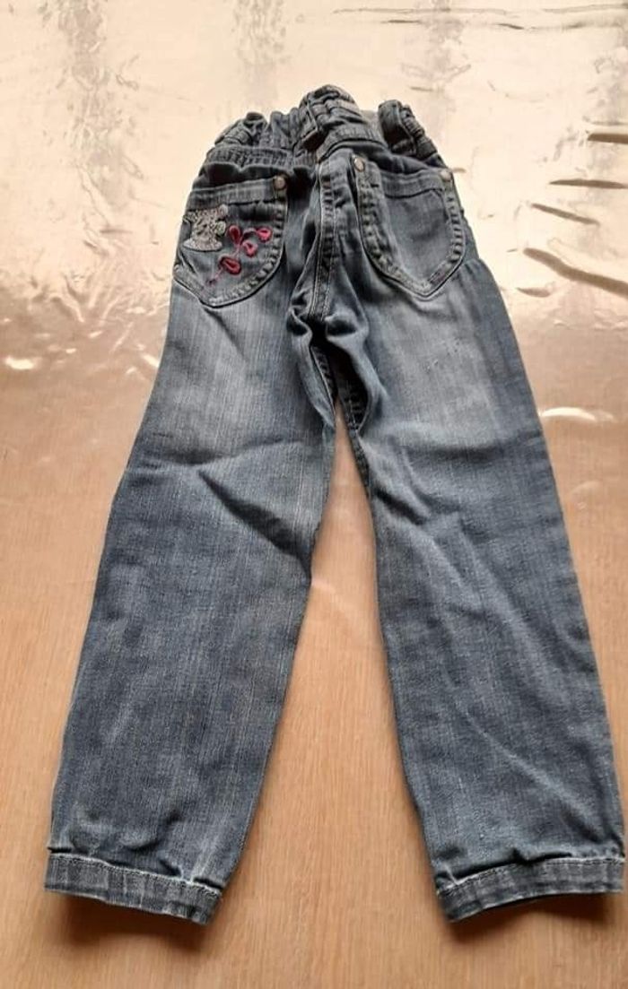 Lot de 2 jeans fille 104 - photo numéro 6