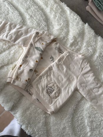 Ensemble bébé Petit Béguin matelassé  6mois