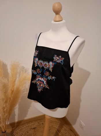 Débardeur noir à motifs Undiz taille S 36