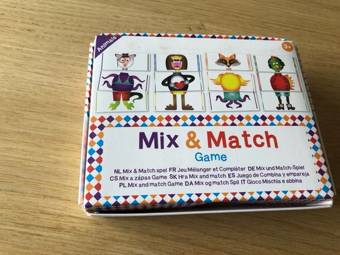 Jeu cartes personnages Mix & Match Game - photo numéro 2