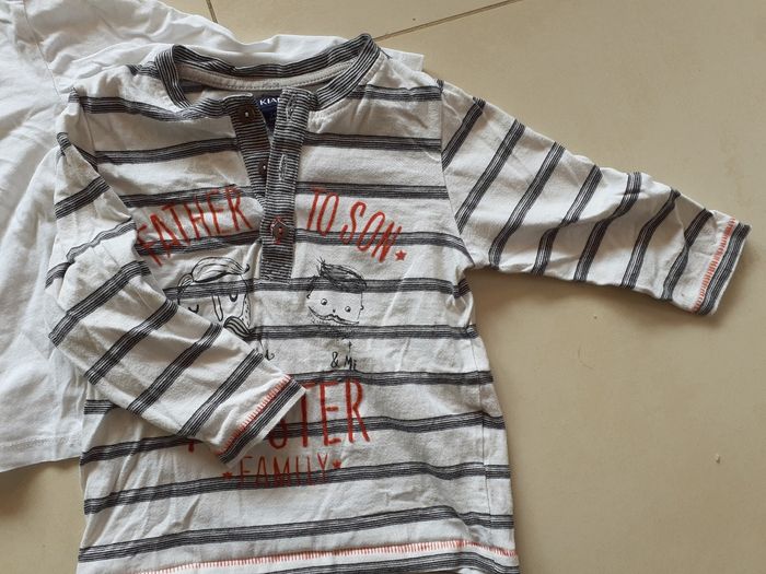 Lot de 2 tee-shirts manches longues - photo numéro 2