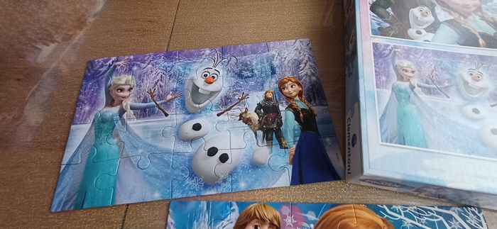 Lot puzzles disney princesse - photo numéro 6