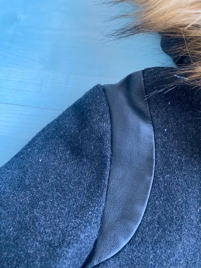 Manteau duffle-coat gris anthracite fille marese 4 ans - photo numéro 10