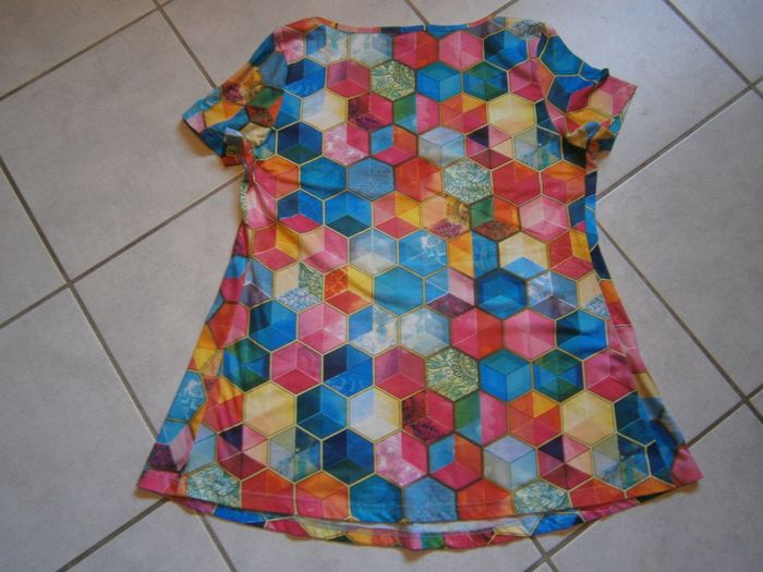 Tee-shirt MC multicolore SHEILAY Taille L/40 - photo numéro 10