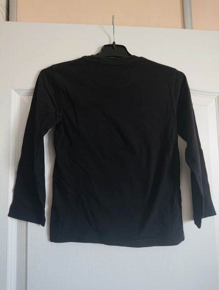 T-shirt ml noir voiture 8 ans garçon In Extenso - photo numéro 2