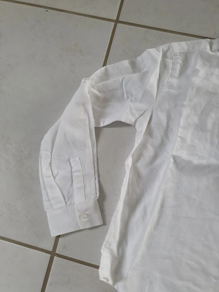 Chemise ML garçon blanche 8 ans Neuf LC1 - photo numéro 5