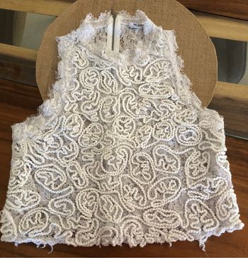 Débardeur top blanc taille M - Zara