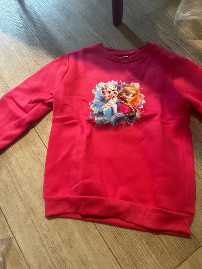 Sweat Elsa et Anna 8 ans - photo numéro 4