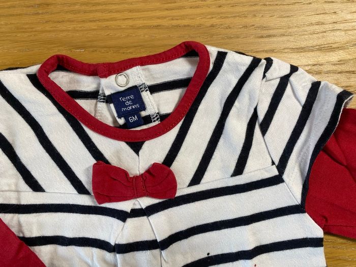 Terre de Marins T-shirt rayé Taille 6 mois - photo numéro 4