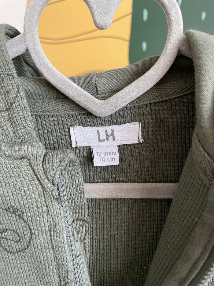 Veste kaki motif dinosaure - photo numéro 4