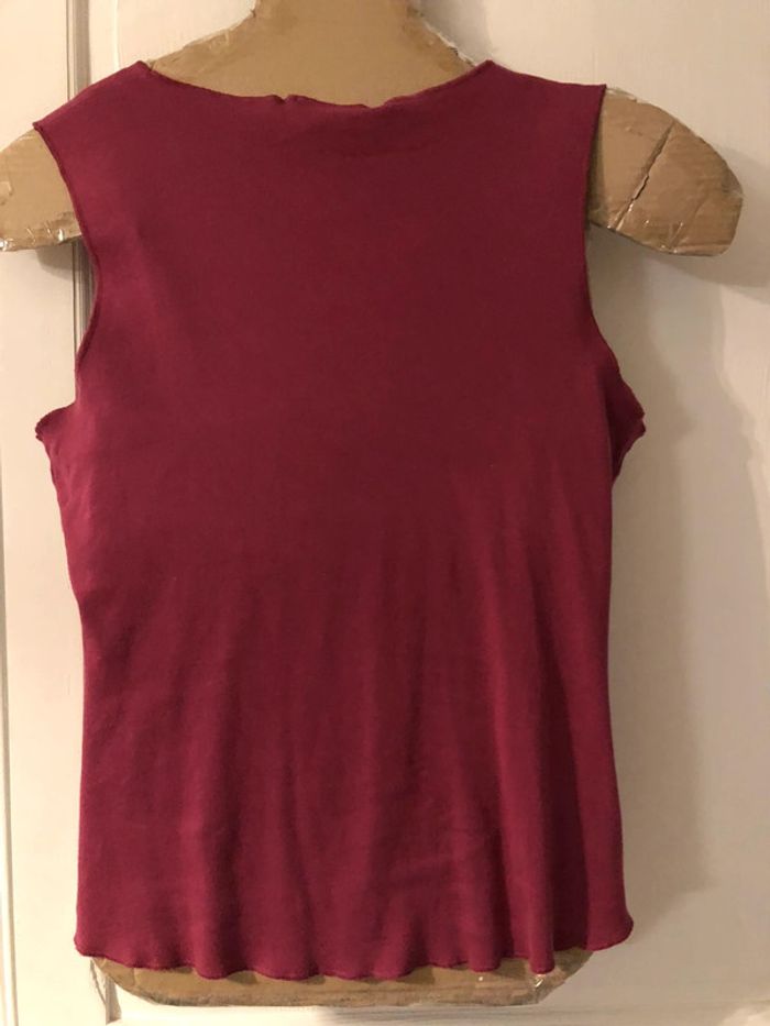 AN16:Débardeur vieux rose T 4 (42/44) NEUF - photo numéro 2