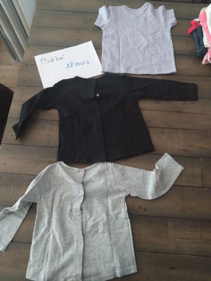 Lot de 3 t shirt bébé fille 12 mois - photo numéro 6