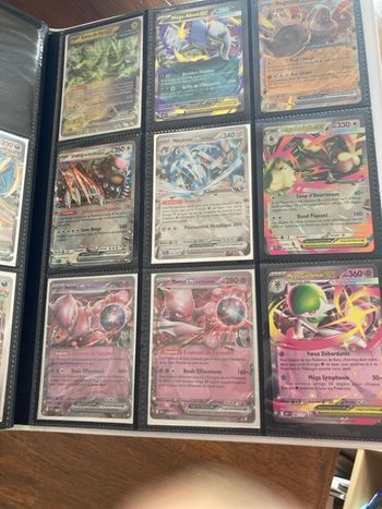 Lot de 45 cartes Pokémon ex en français 
